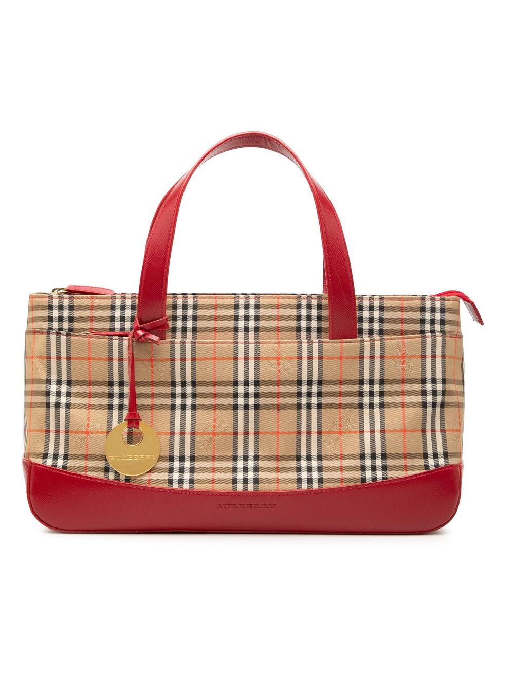 Burberry Haymarket Check Canvas Handbag #347555B43B